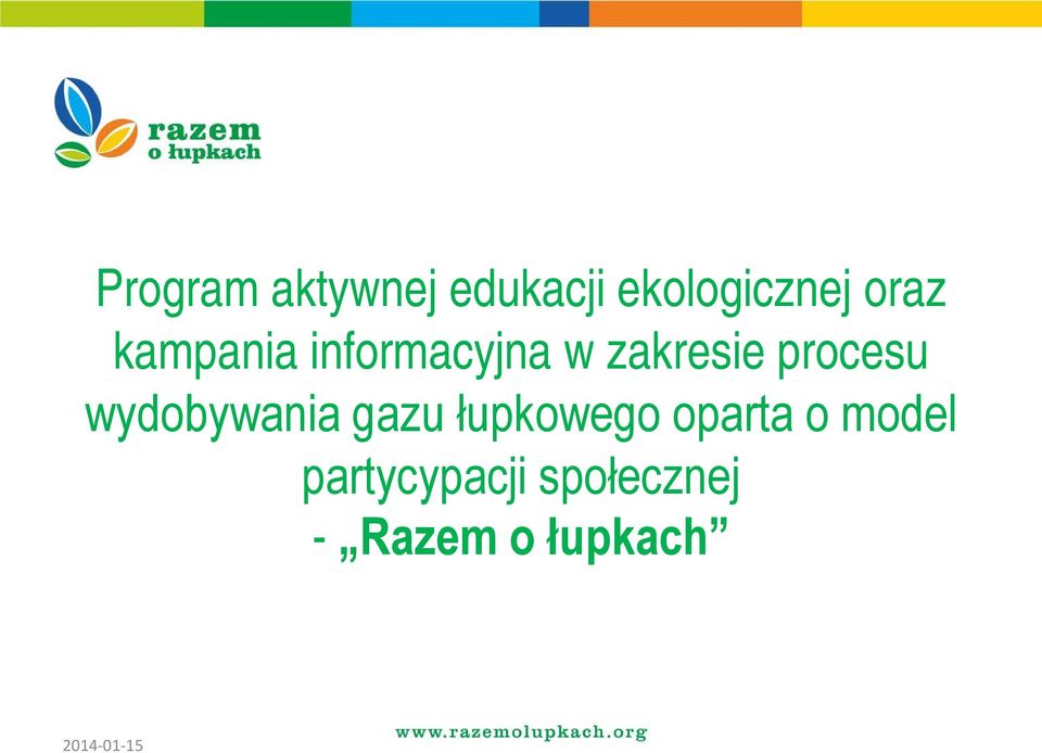 procesu wydobywania gazu łupkowego oparta