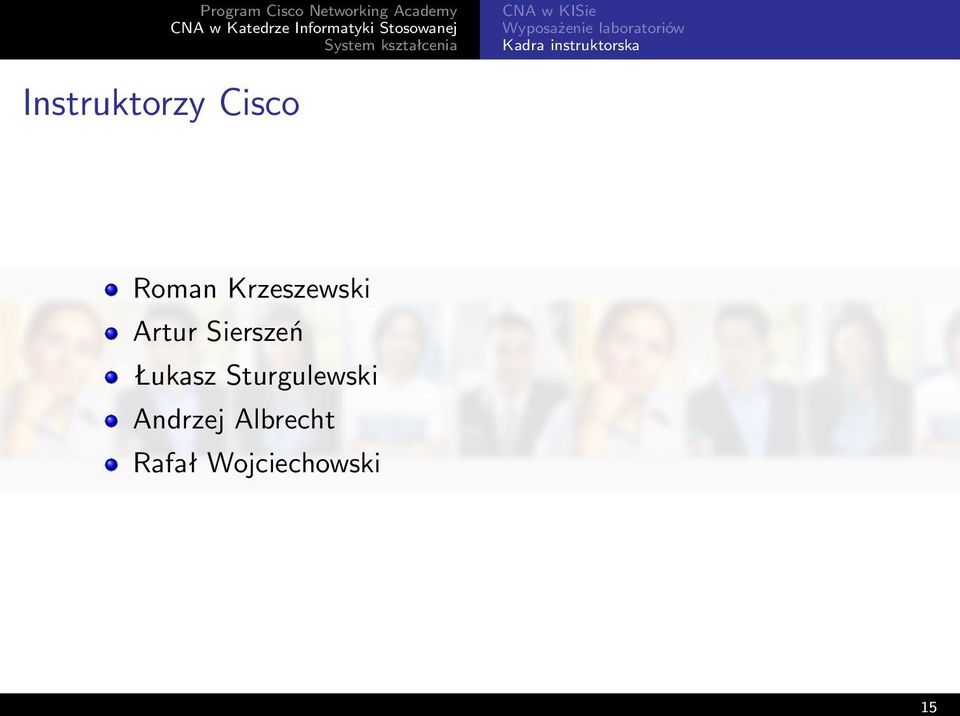 Roman Krzeszewski Artur Sierszeń Łukasz