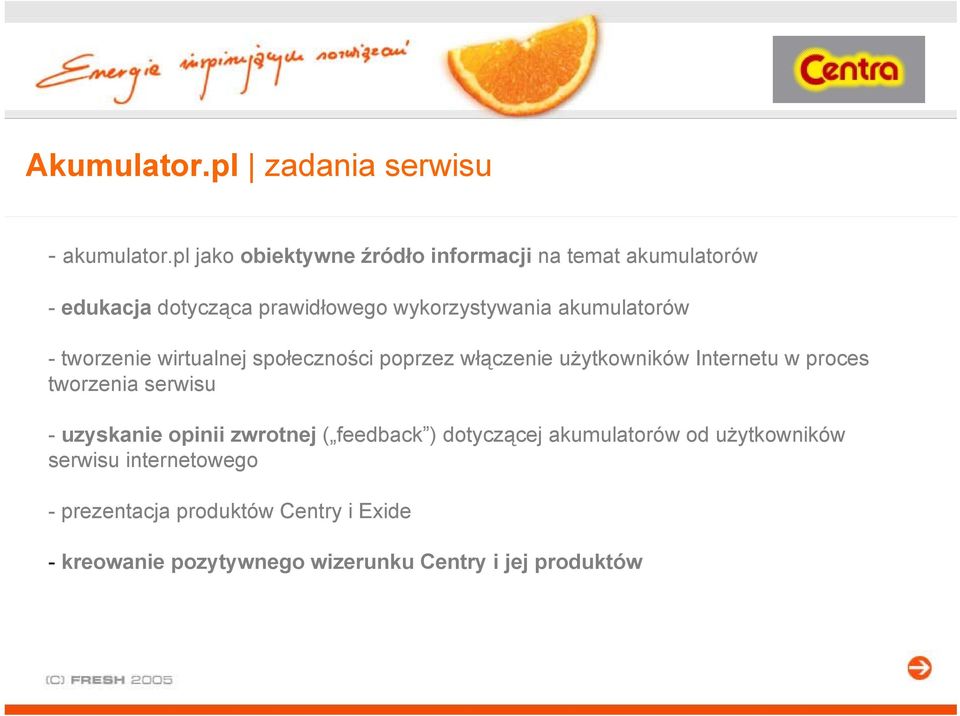 akumulatorów - tworzenie wirtualnej społeczności poprzez włączenie użytkowników Internetu w proces tworzenia serwisu