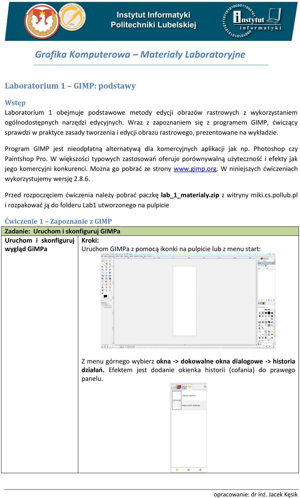 Grafika Komputerowa Materiały Laboratoryjne - PDF Darmowe pobieranie
