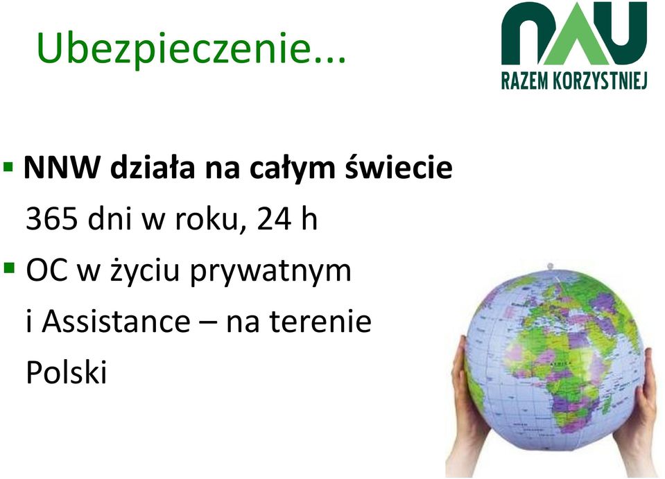 świecie 365 dni w roku, 24 h