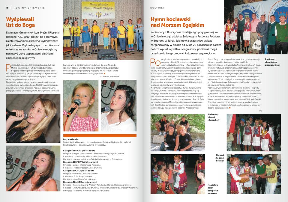 Kociewiacy z Burczybasa działającego przy gimnazjum w Gniewie wzięli udział w Światowym Festiwalu Folkloru w Bodrum, w Turcji.
