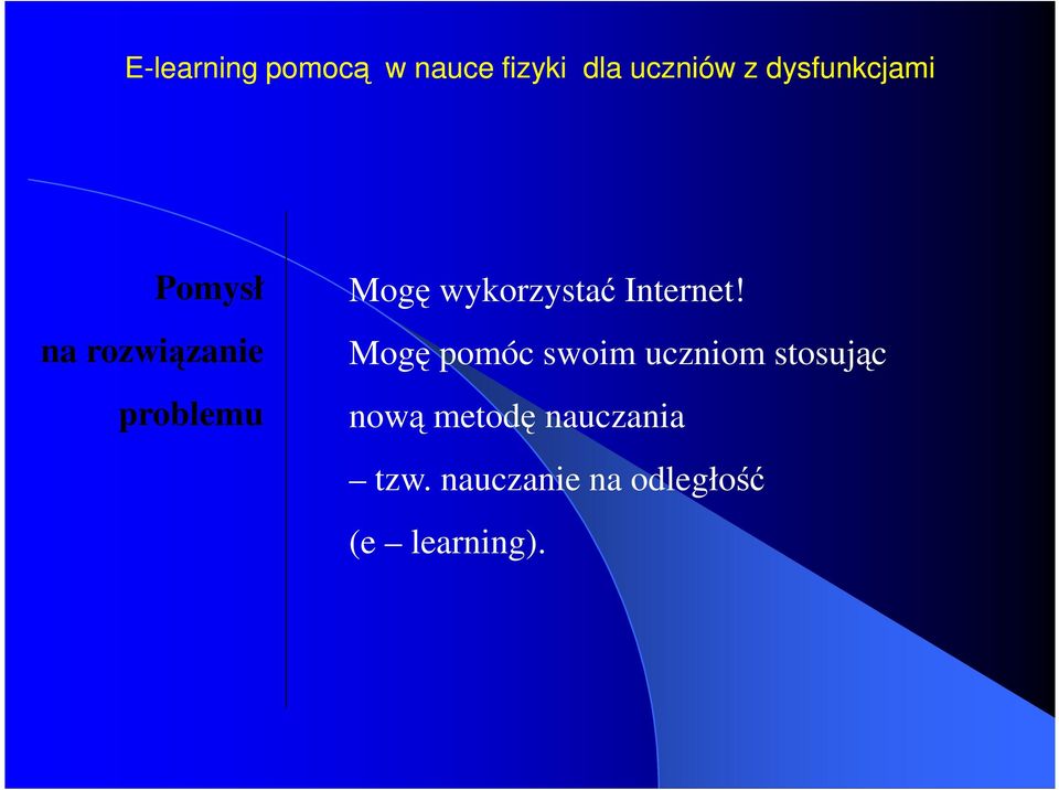 Mogę pomóc swoim uczniom stosując nową