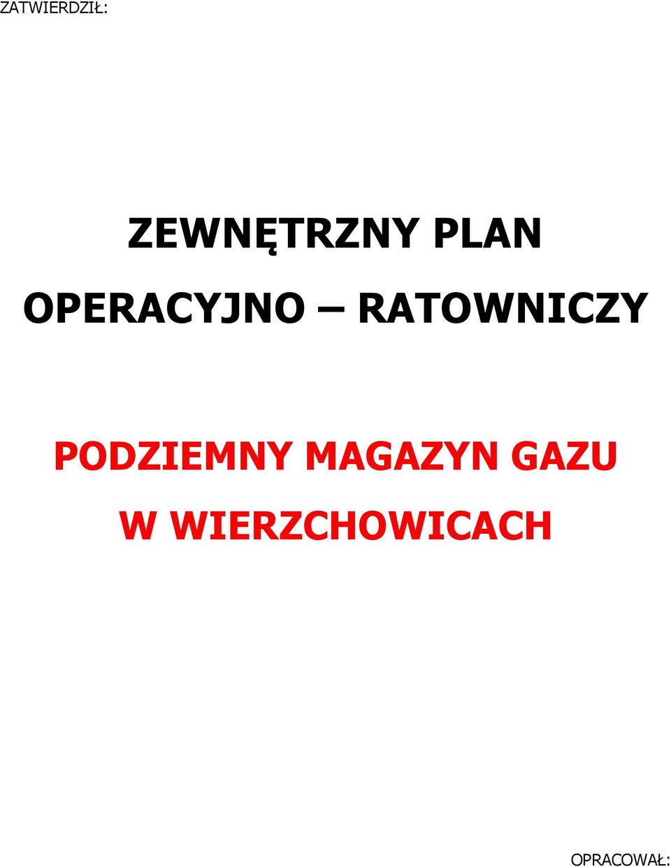 RATOWNICZY PODZIEMNY