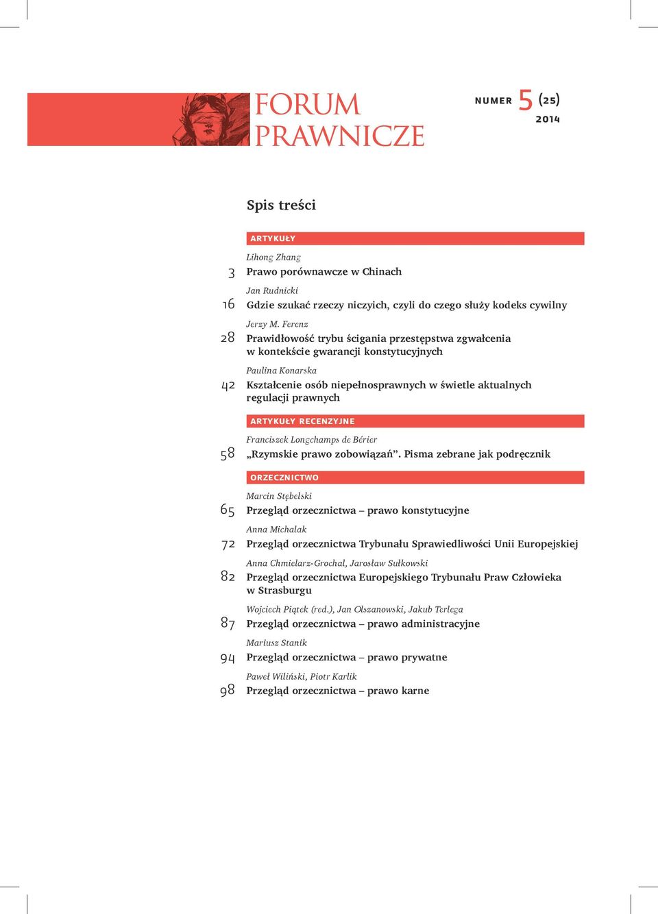 artykuły recenzyjne Franciszek Longchamps de Bérier 58 Rzymskie prawo zobowiązań.