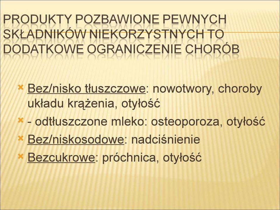 mleko: osteoporoza, otyłość