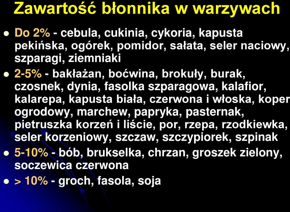 biała, czerwona i włoska, koper ogrodowy, marchew, papryka, pasternak, pietruszka korzeń i liście, por, rzepa, rzodkiewka, seler