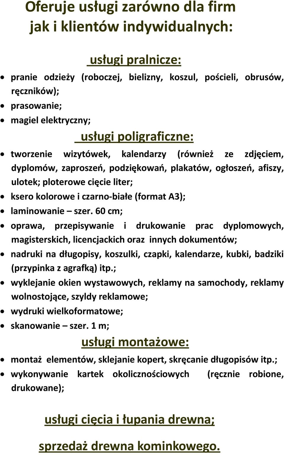 (format A3); laminowanie szer.