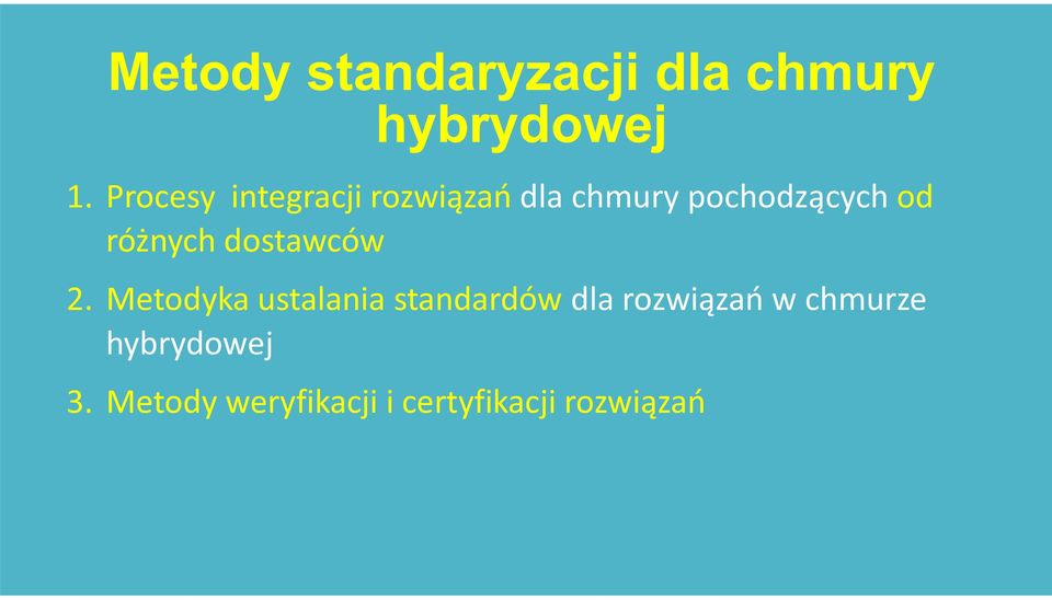 różnych dostawców 2.