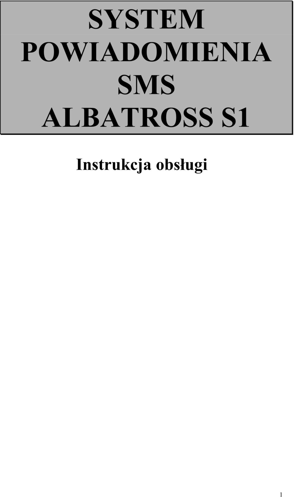SMS ALBATROSS