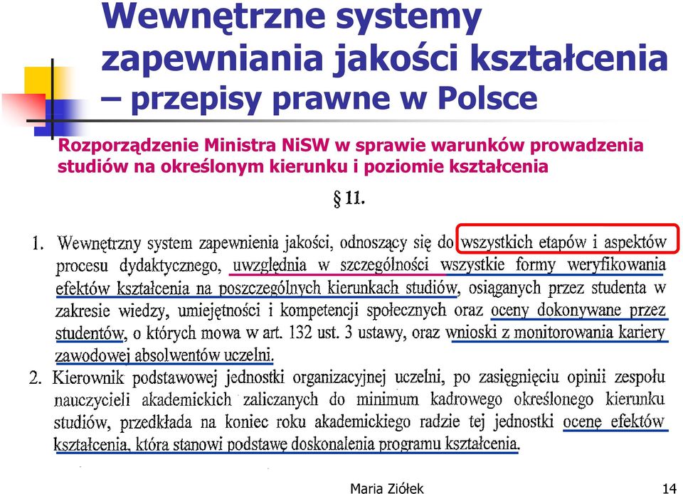 Rozporządzenie Ministra NiSW w sprawie warunków