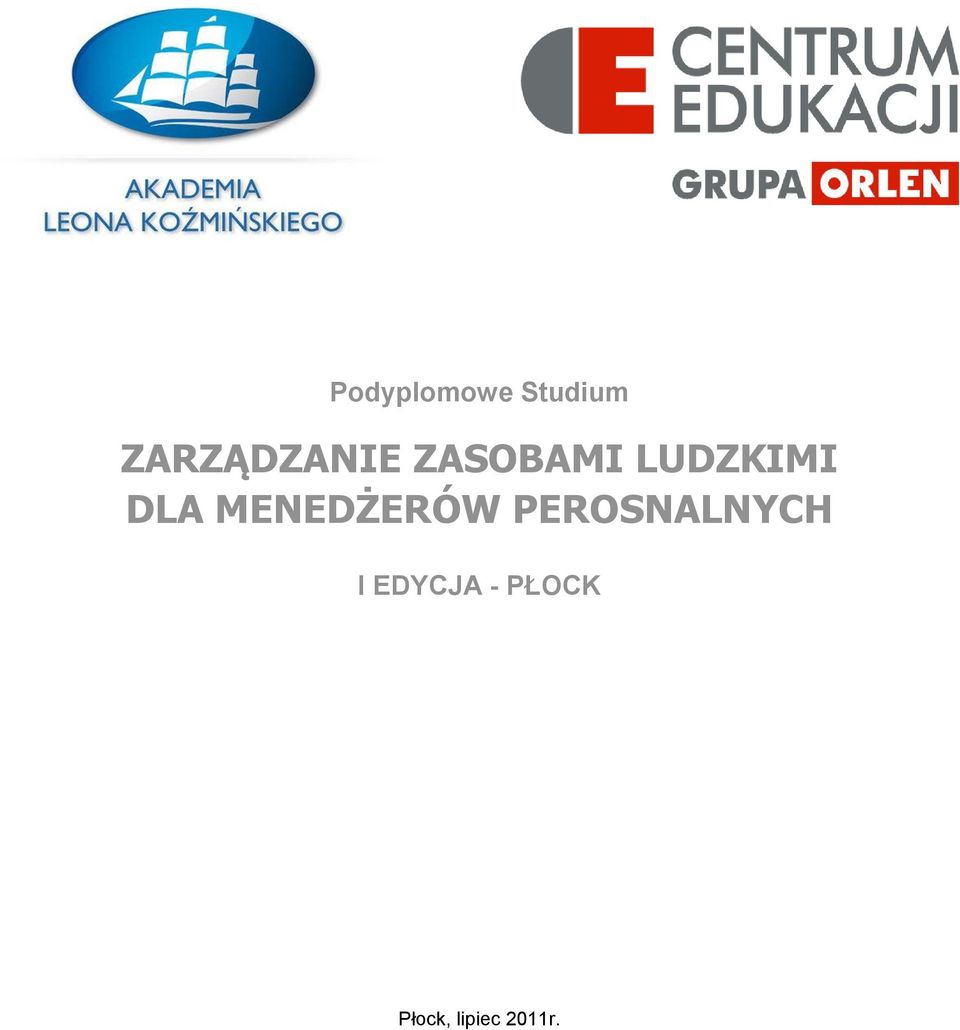 LUDZKIMI DLA MENEDŻERÓW I