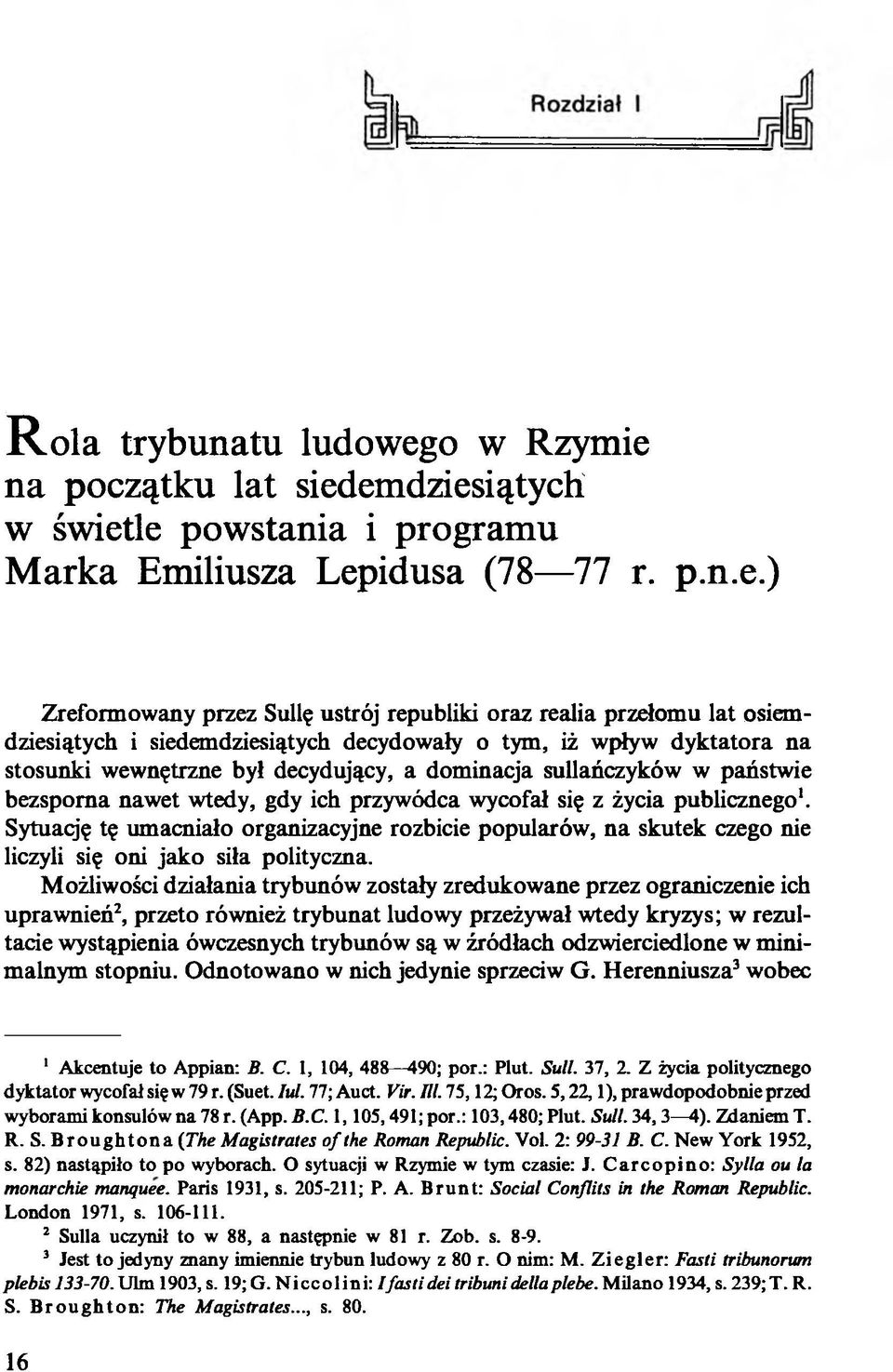 na początku lat sied