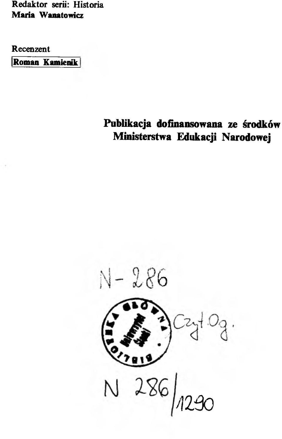 Publikacja dofinansowana ze środków