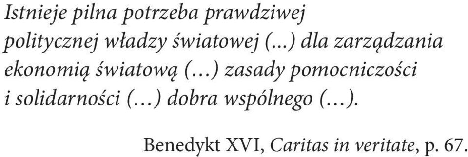 ..) dla zarządzania ekonomią światową ( ) zasady