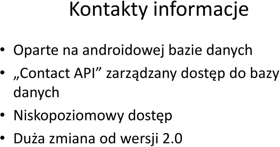 zarządzany dostęp do bazy danych