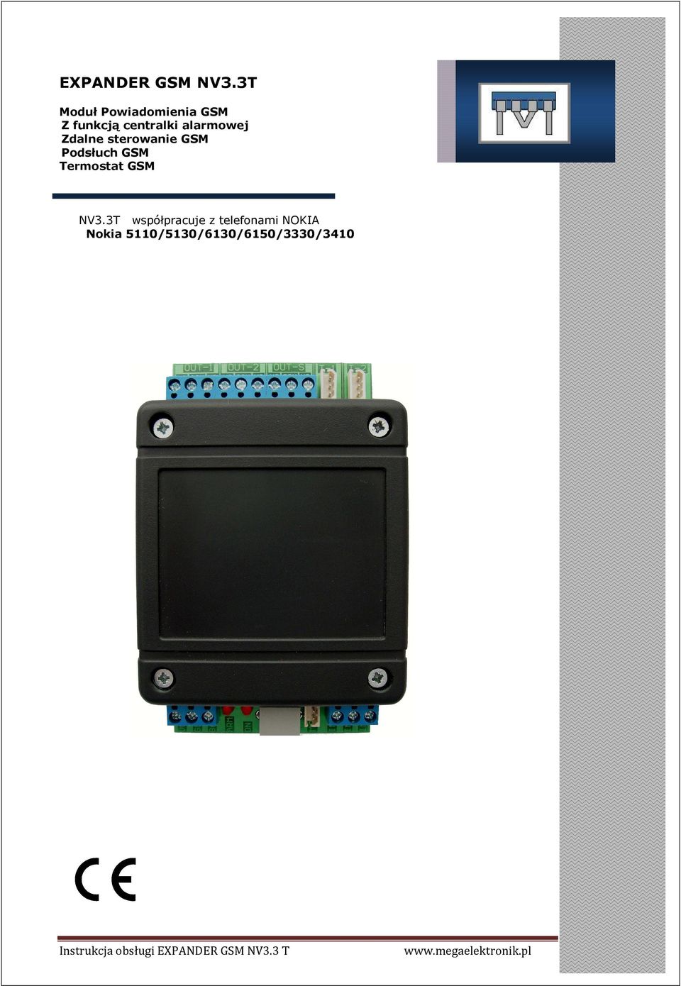 sterowanie GSM Podsłuch GSM Termostat GSM NV3.