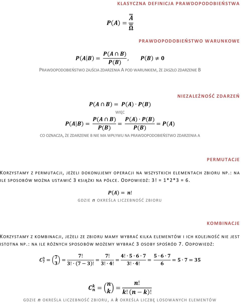 H Z BIOR U N P.: N A I L E S P OSOBÓW M O Ż N A U S T A W I Ć 3 K S I Ą Ż K I N A P Ó Ł C E. ODPOWIEDŹ: 3! = 1*2*3 = 6.