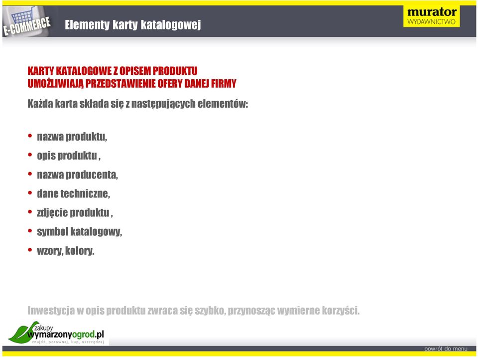 z następujących elementów: nazwa produktu, opis produktu, nazwa