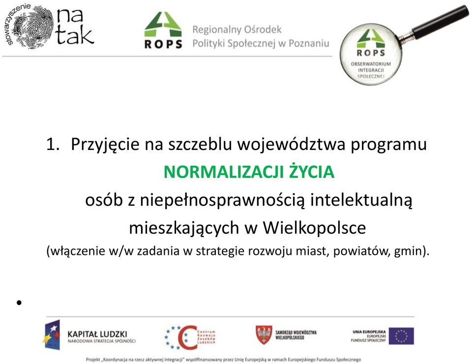 intelektualną mieszkających w Wielkopolsce