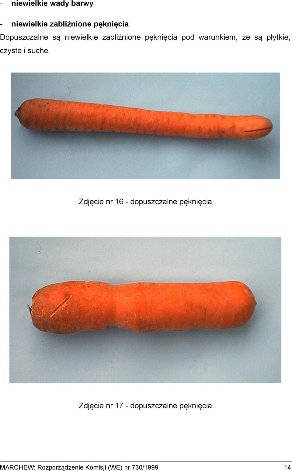 płytkie, czyste i suche.