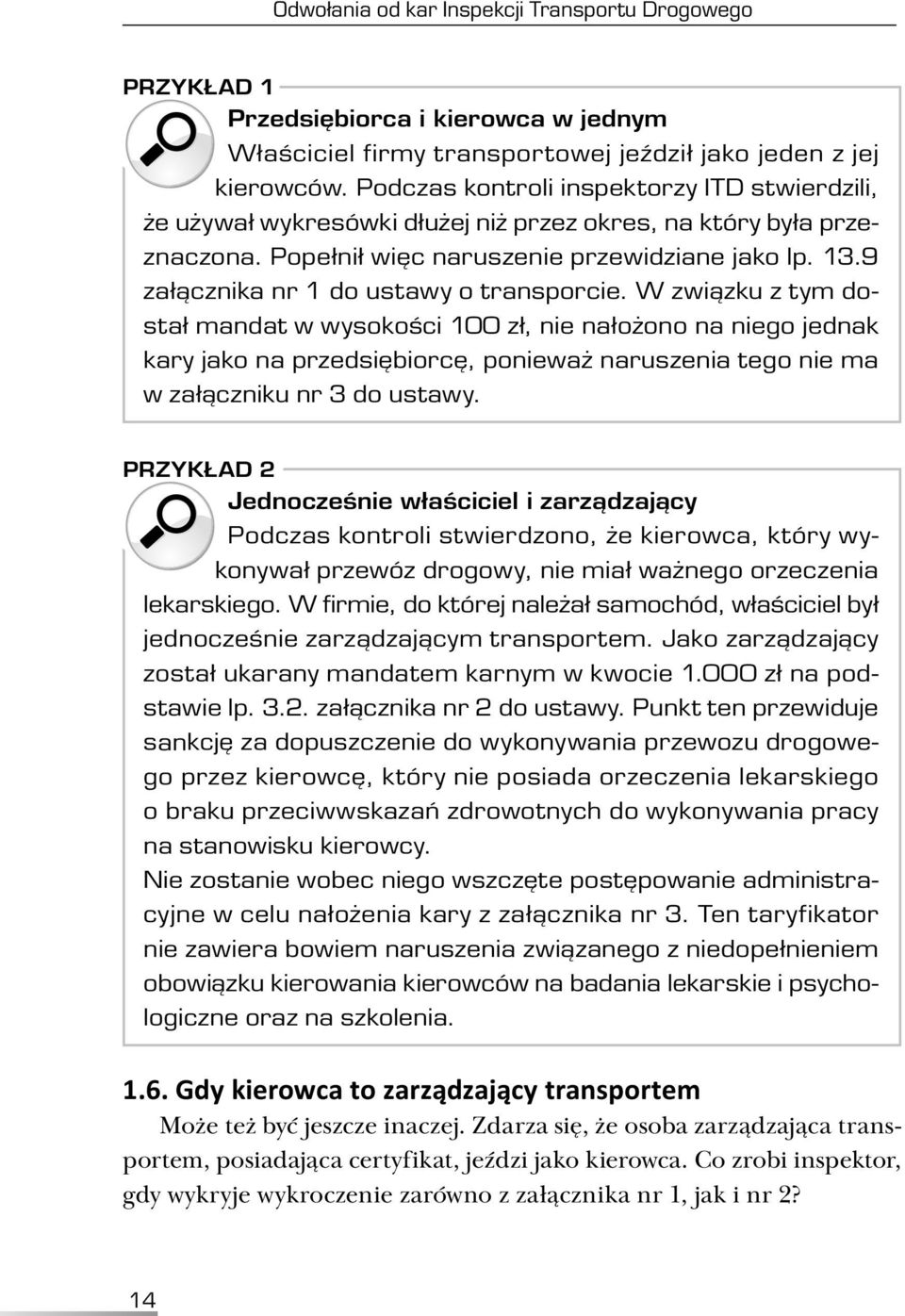9 załącznika nr 1 do ustawy o transporcie.