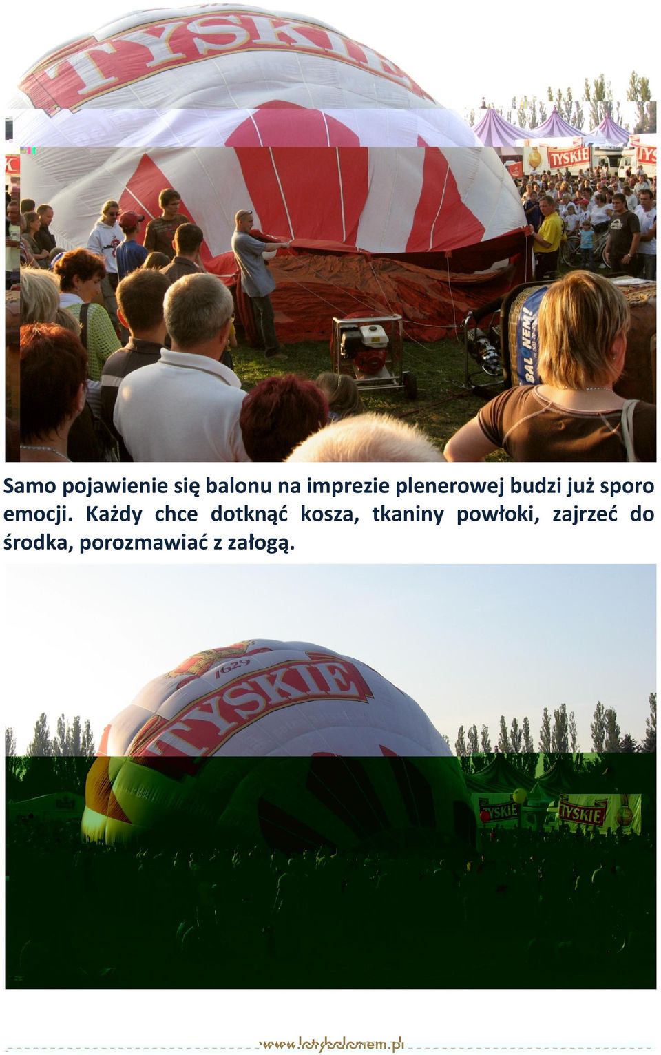 Każdy chce dotknąć kosza, tkaniny