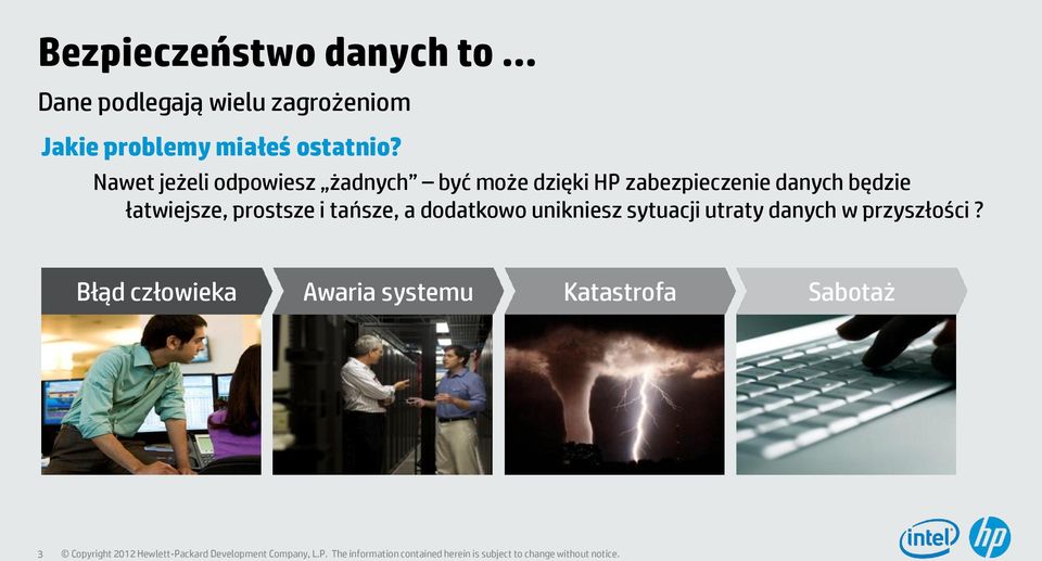 Nawet jeżeli odpowiesz żadnych być może dzięki HP zabezpieczenie danych