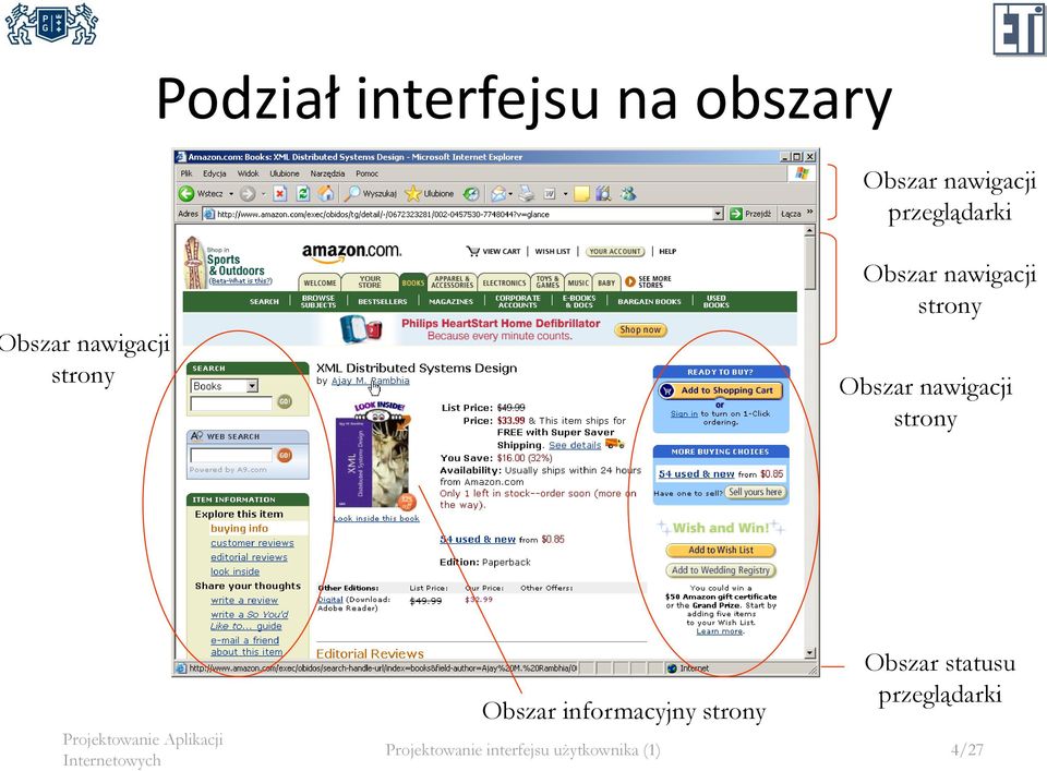 strony Obszar nawigacji strony Obszar informacyjny strony