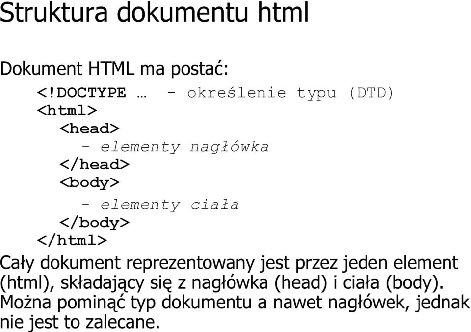 Języki programowania wysokiego poziomu. HTML cz.1. - PDF Darmowe pobieranie
