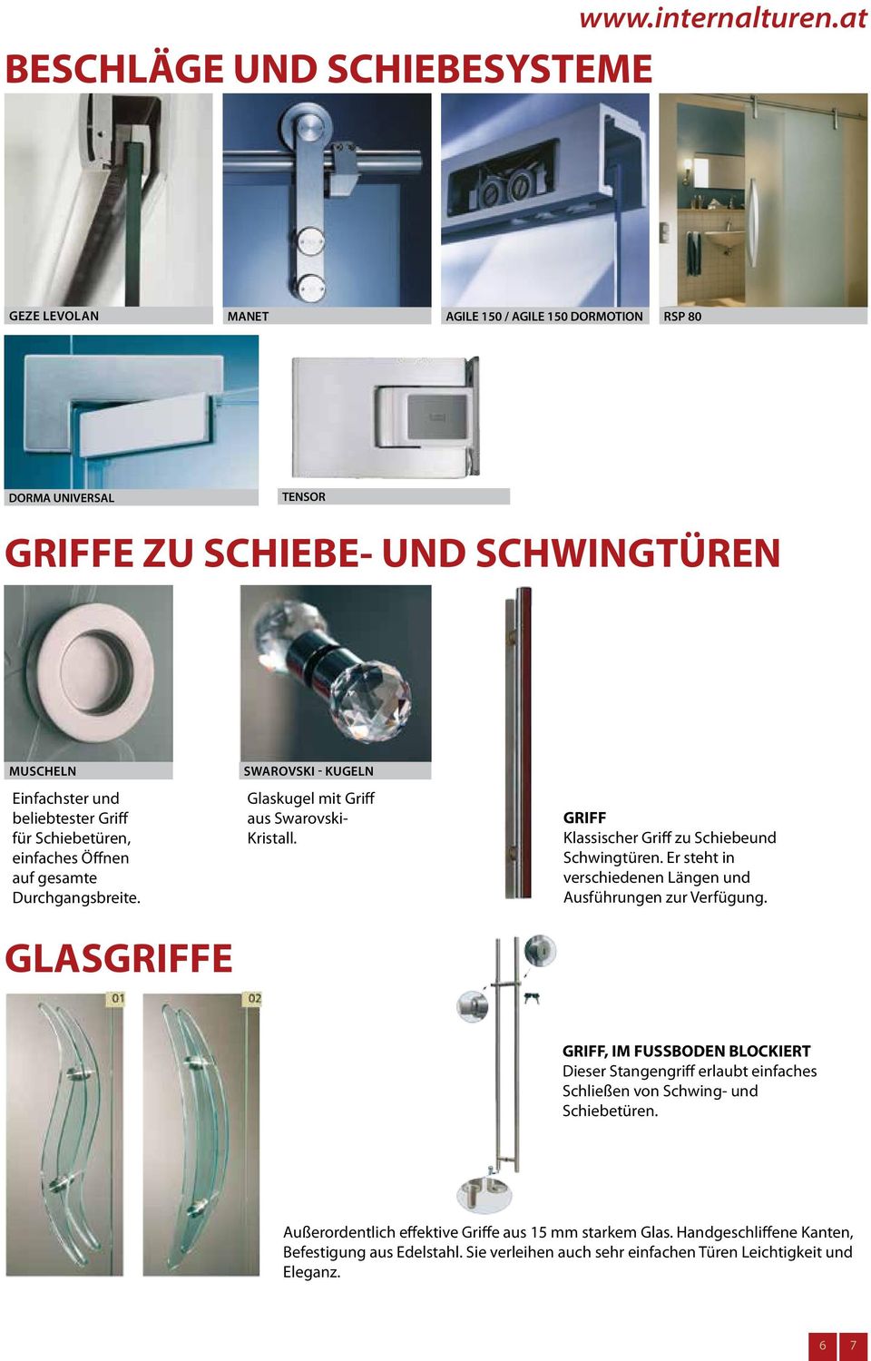 dubielglass.pl niewidoczne wózki jezdne zintegrowane w szynie prowadzącej. AGILE 150 w szynie DORMOTION prowadzącej.