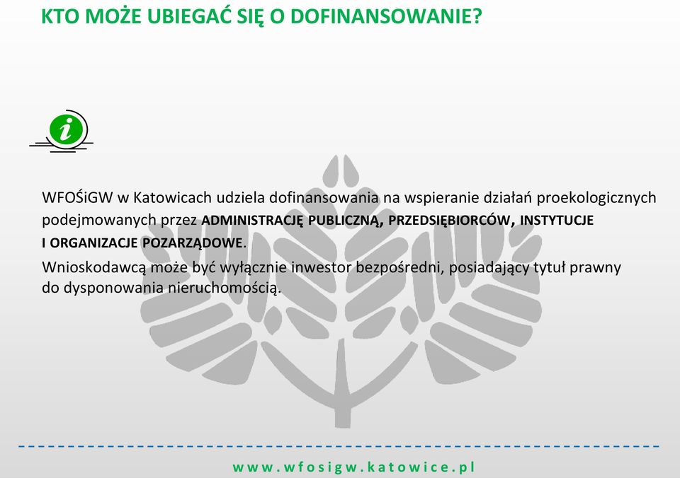 podejmowanych przez ADMINISTRACJĘ PUBLICZNĄ, PRZEDSIĘBIORCÓW, INSTYTUCJE I