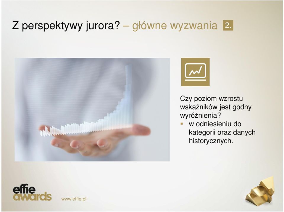 Czy poziom wzrostu wskaźników jest