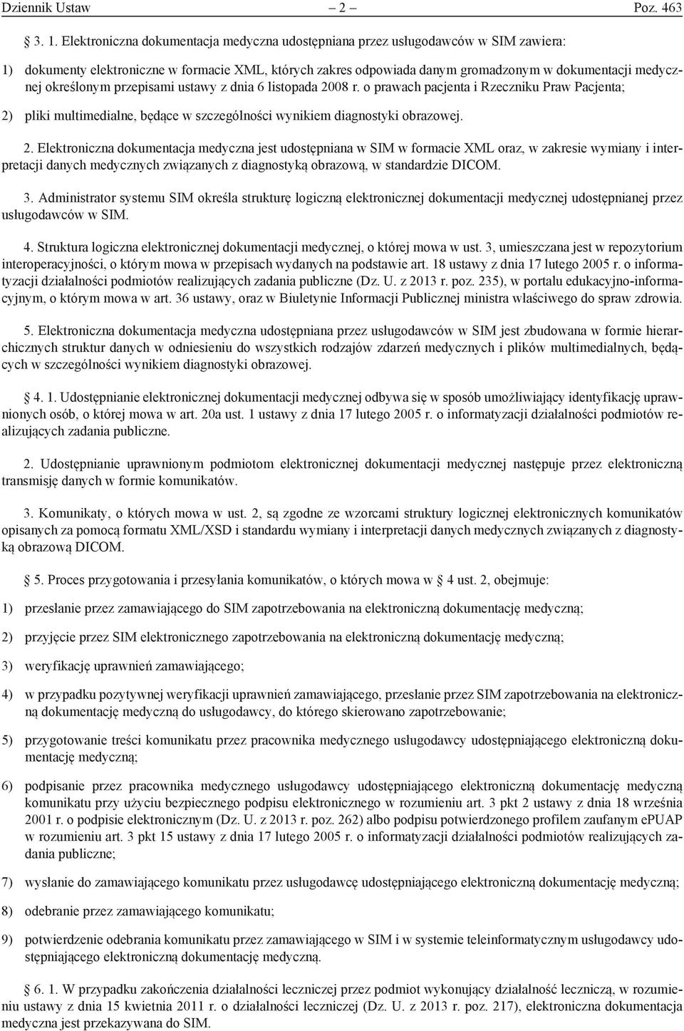 określonym przepisami ustawy z dnia 6 listopada 20