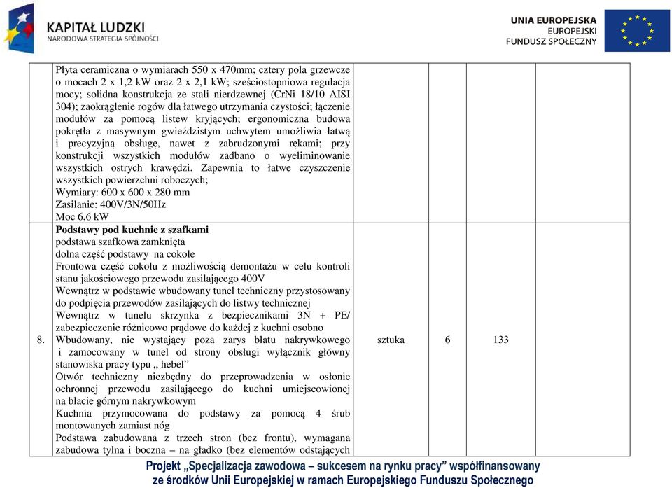 nawet z zabrudzonymi rękami; przy konstrukcji wszystkich modułów zadbano o wyeliminowanie wszystkich ostrych krawędzi.