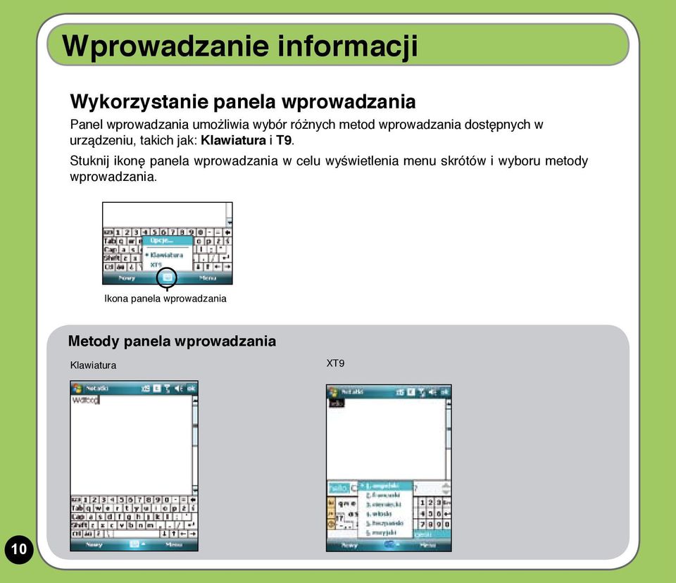 Klawiatura i T9.