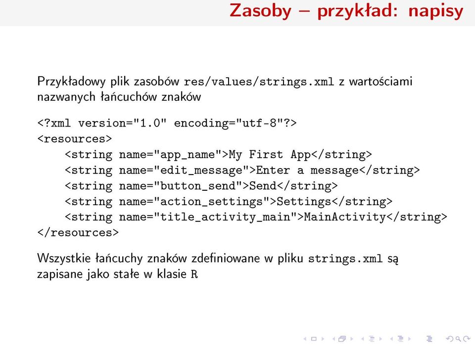 > <resources> <string name="app_name">my First App</string> <string name="edit_message">enter a message</string> <string