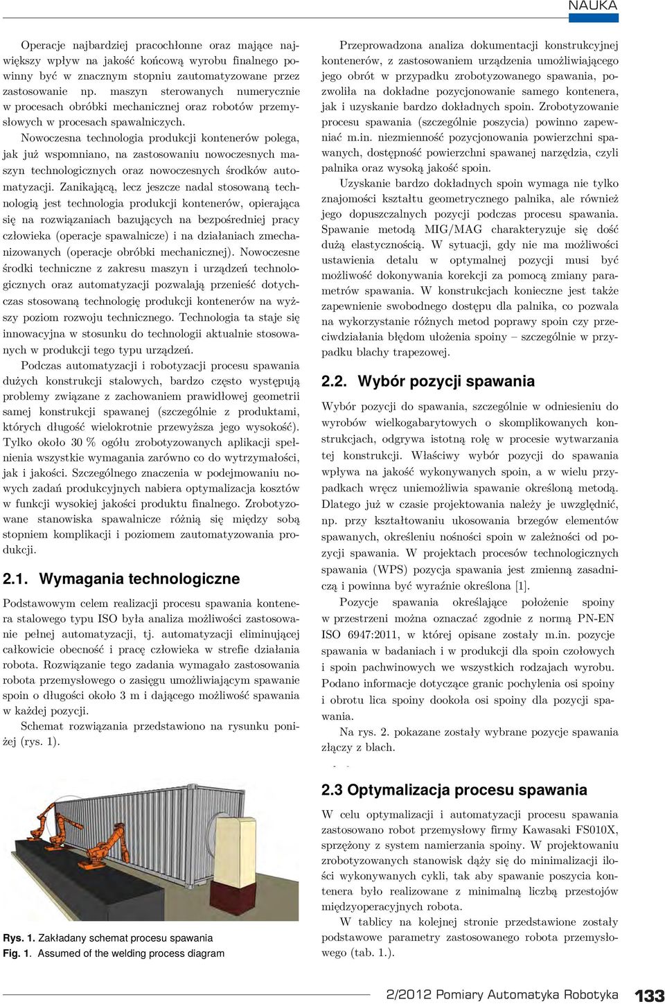 mechancznej robotó przemysłoych Nooczes procesach technologa spaalnczych.