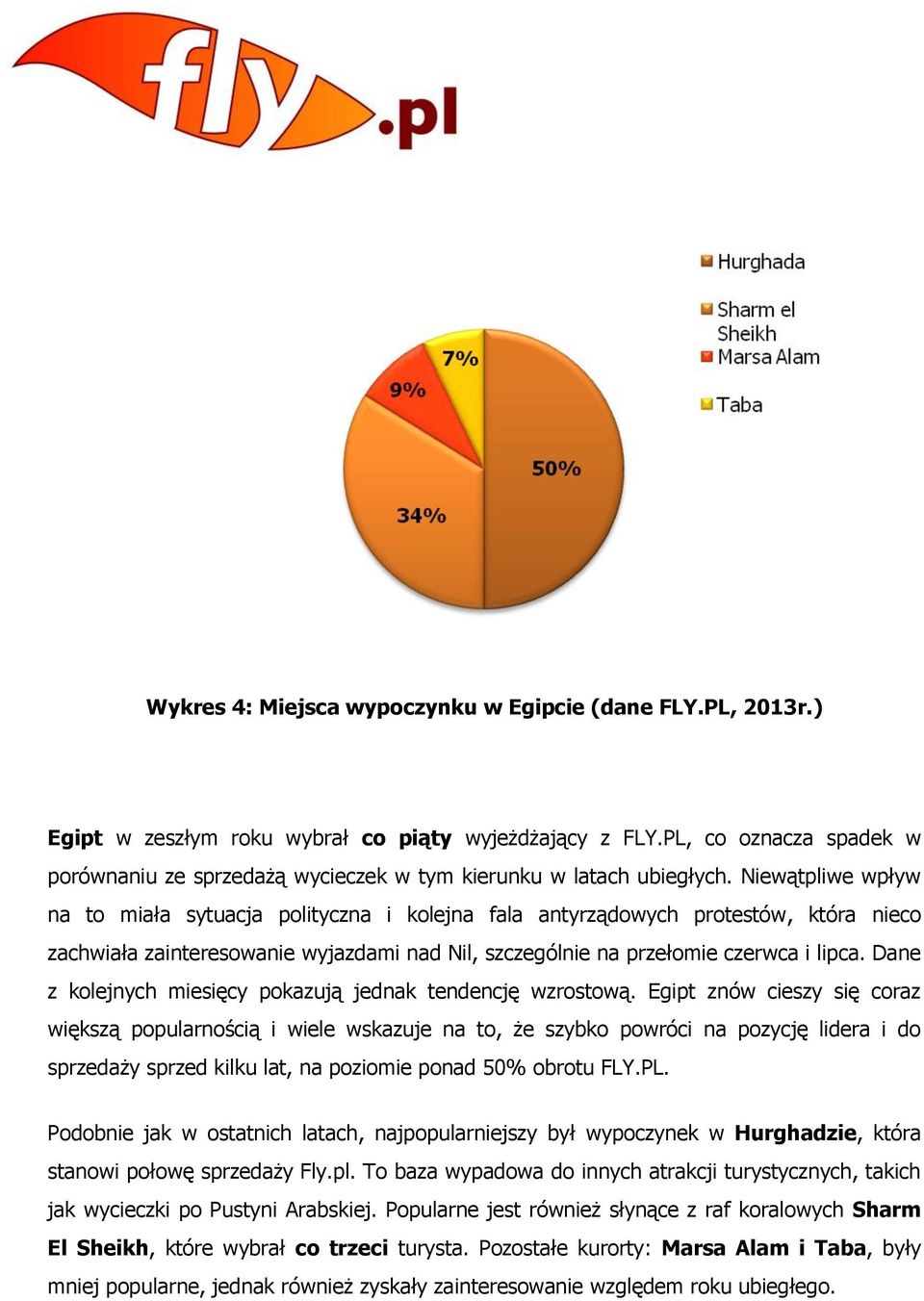 Niewątpliwe wpływ na to miała sytuacja polityczna i kolejna fala antyrządowych protestów, która nieco zachwiała zainteresowanie wyjazdami nad Nil, szczególnie na przełomie czerwca i lipca.