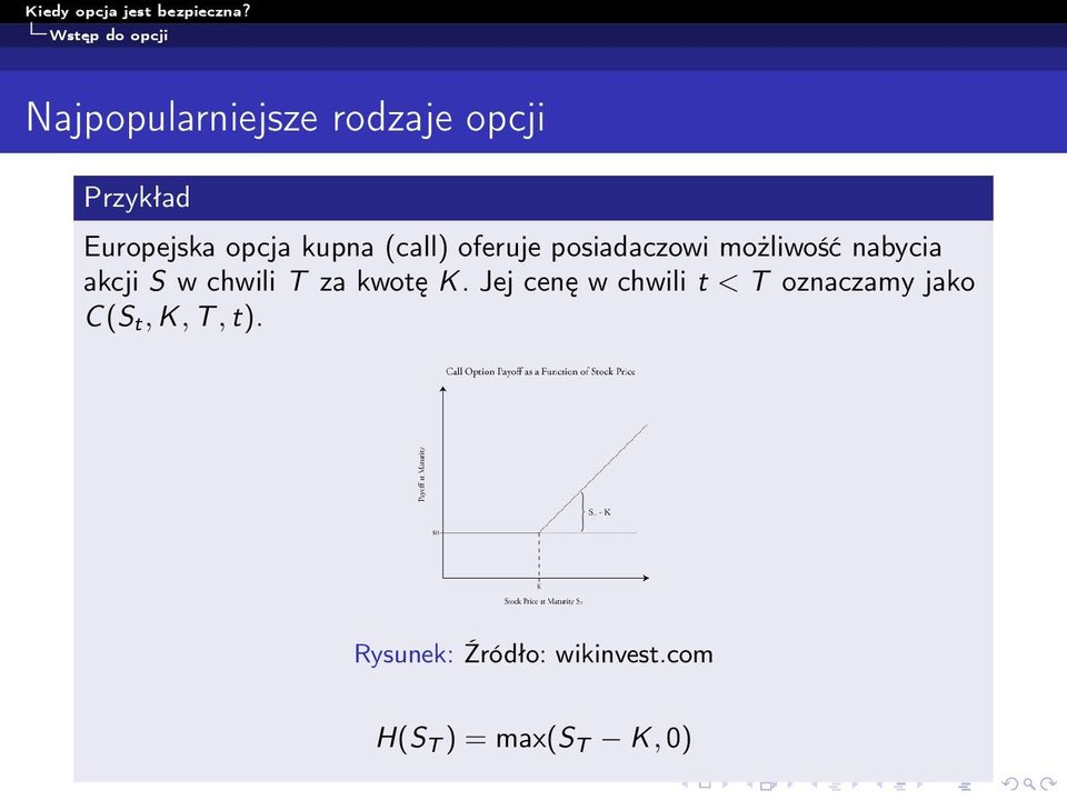 w chwili T za kwotę K.