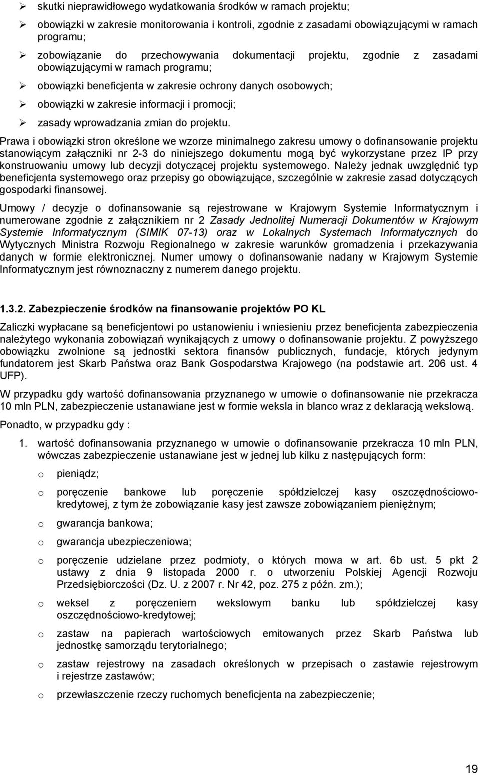zmian do projektu.