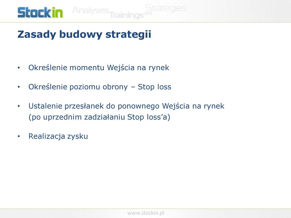 Ustalenie przesłanek do ponownego Wejścia na rynek