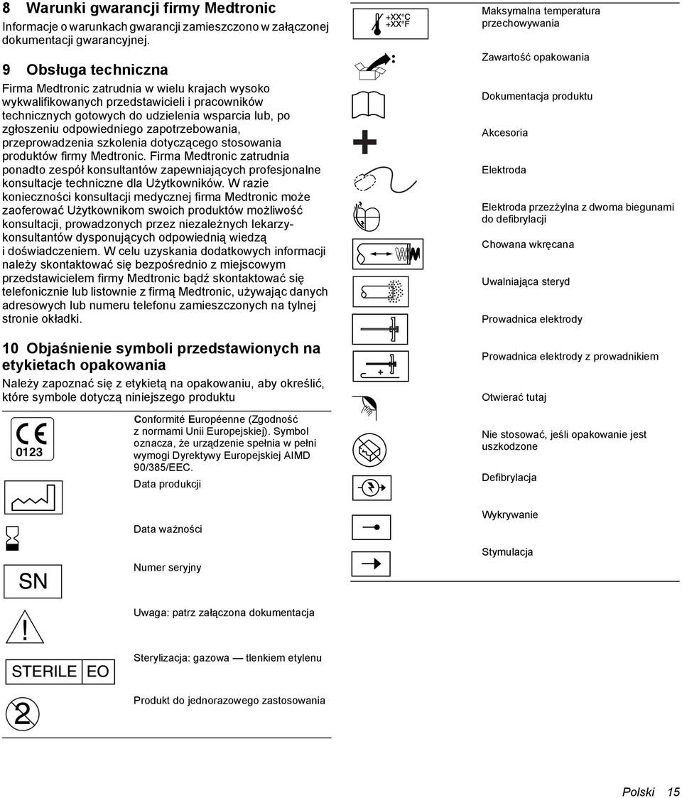 zapotrzebowania, przeprowadzenia szkolenia dotyczącego stosowania produktów firmy Medtronic.