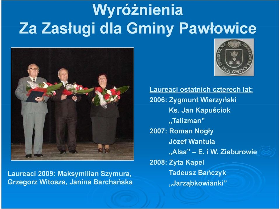 lat: 2006: Zygmunt Wierzyński Ks.