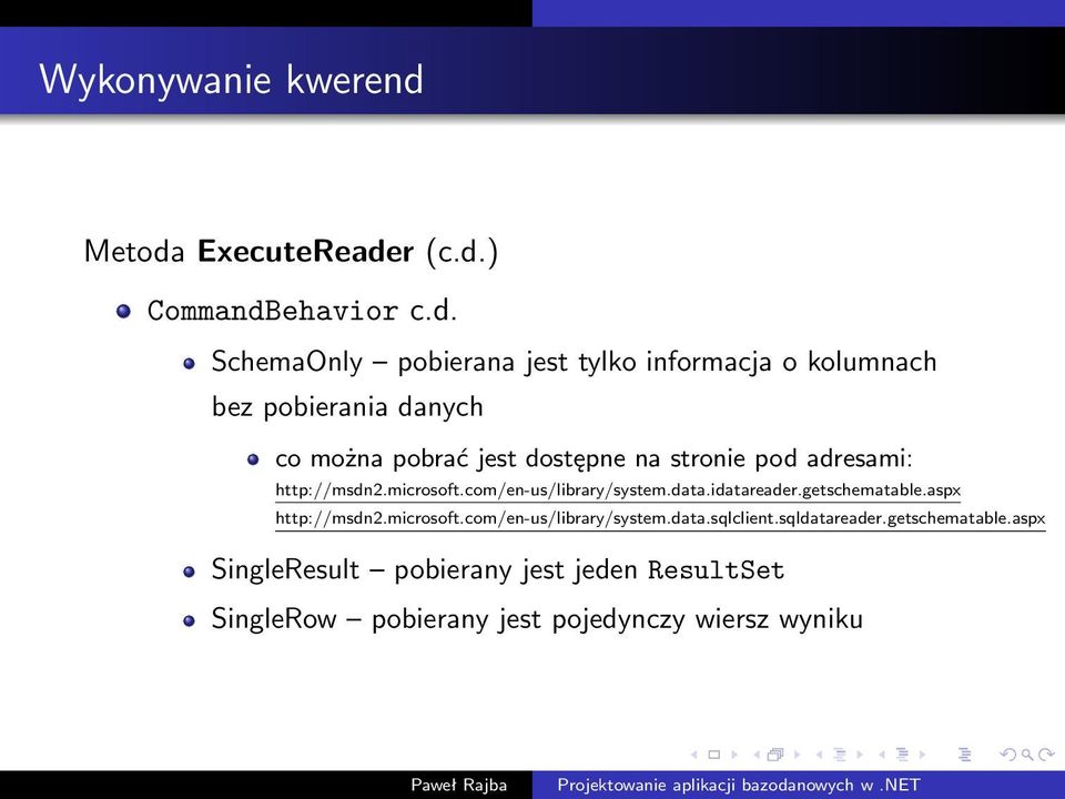 ExecuteReade