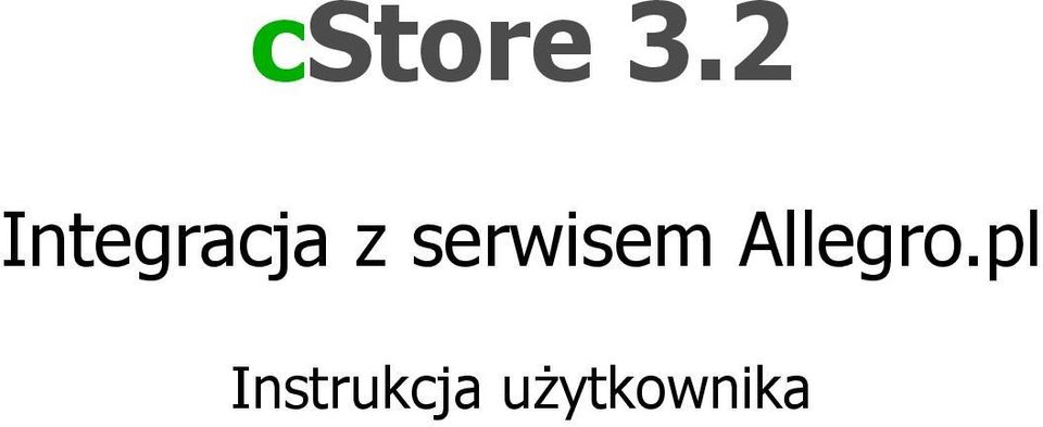 serwisem Allegro.