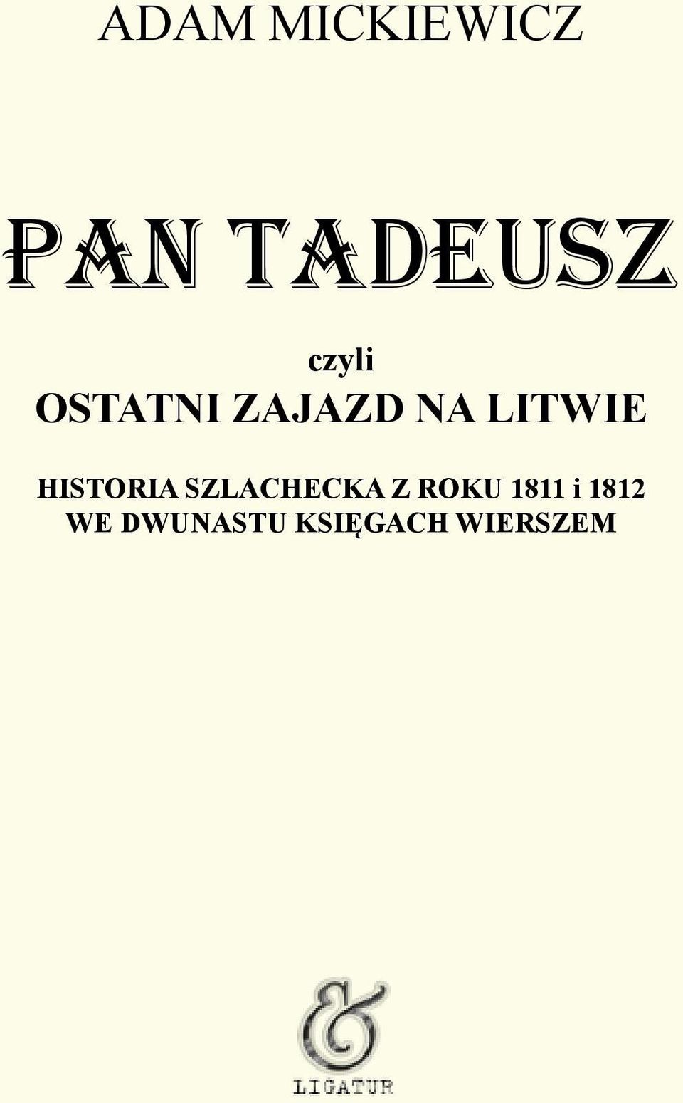 HISTORIA SZLACHECKA Z ROKU 1811