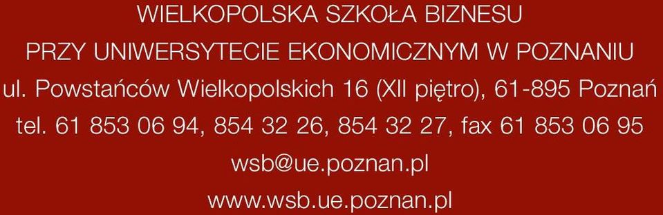 Powstańców Wielkopolskich (XII piętro), 61-895 Poznań