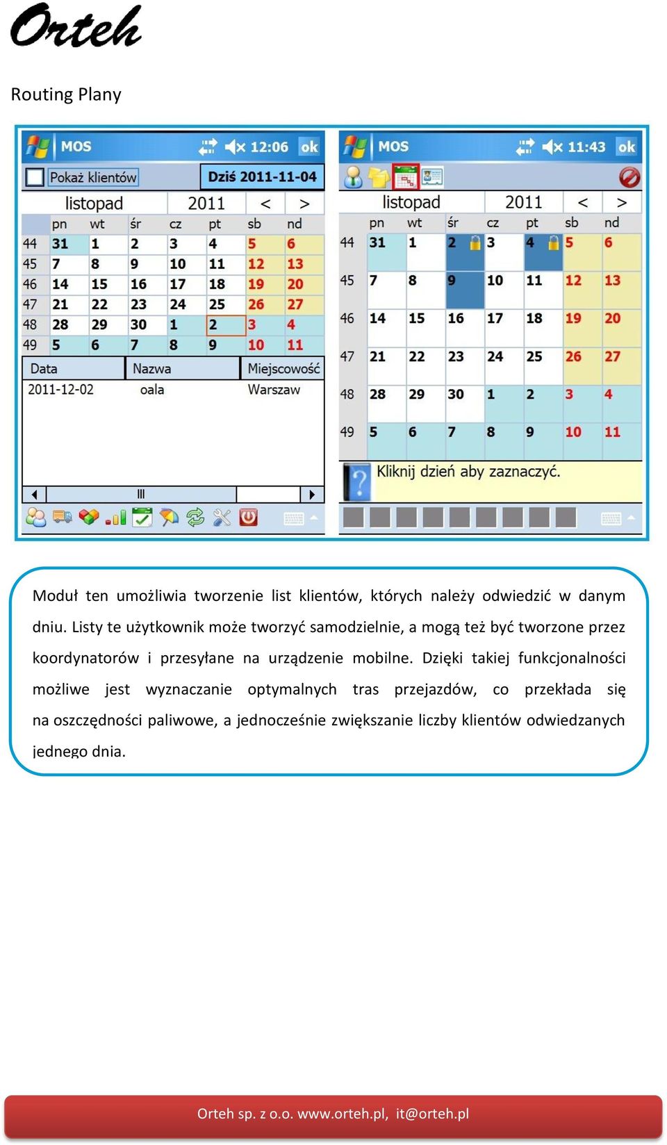 na urządzenie mobilne.