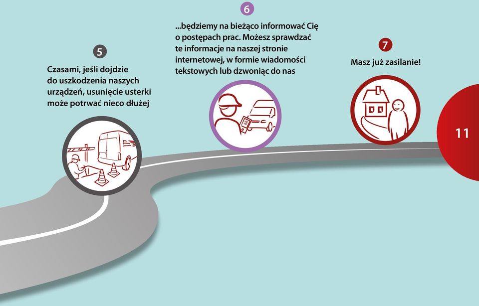 ..będziemy na bieżąco informować Cię o postępach prac.